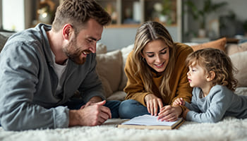 Kindern die Trennung erklären mit Verständnis und Geduld